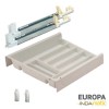 Gaveta Porta-Talheres de Cozinha Europa PVC Branco