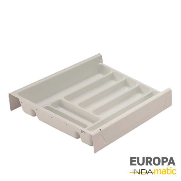 Porta-Talheres PVC Branco para Gaveta de Cozinha Europa